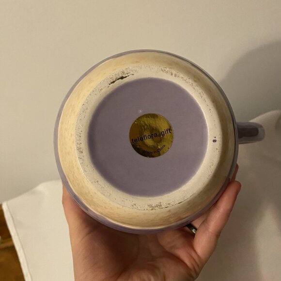 Lavender Teleflora Gift Dragonfly Vase, Flower Vase, Boho Home Decor - Picture 12 of 13